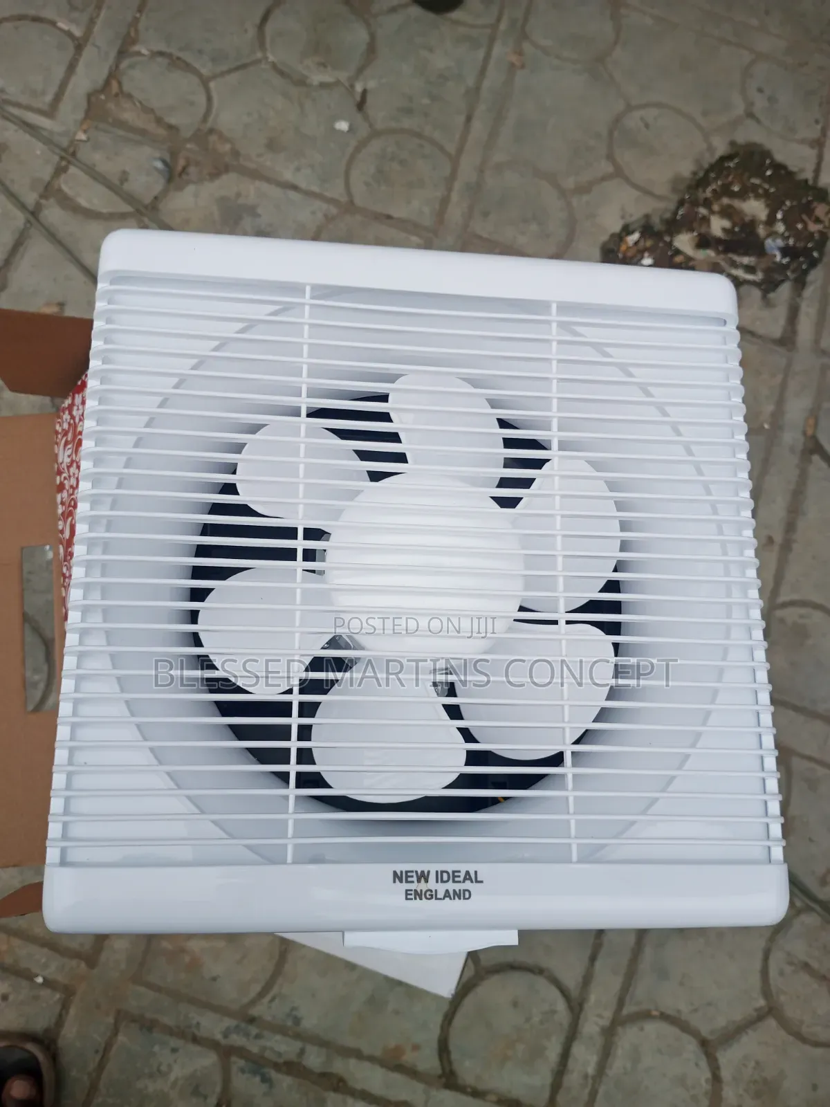 8" Exhaust Wall Fan, Remove Heat,Odor Moisture From Room, Kitchen, Etc