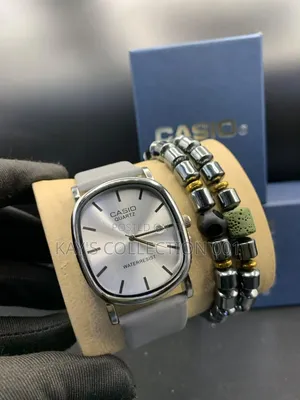 Casio Wrist Watch Leathers With Bracelet