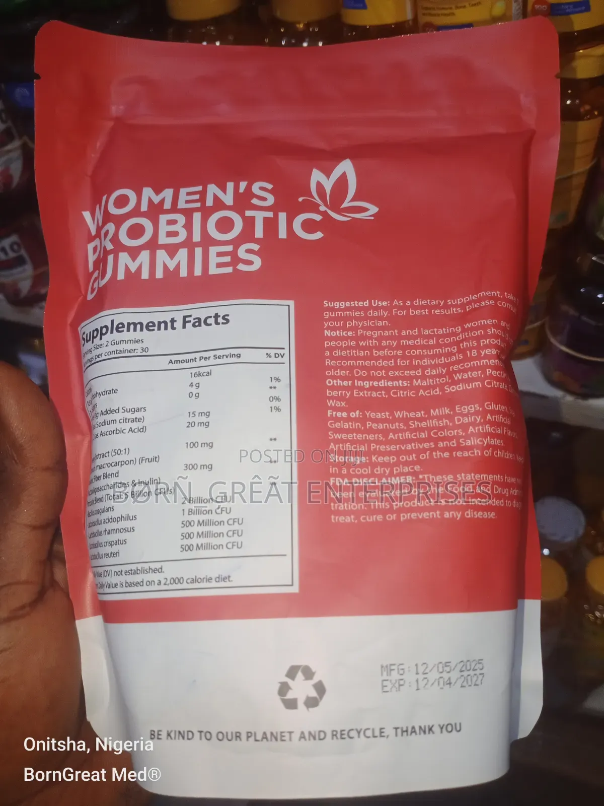 Women Probiotics Gummies