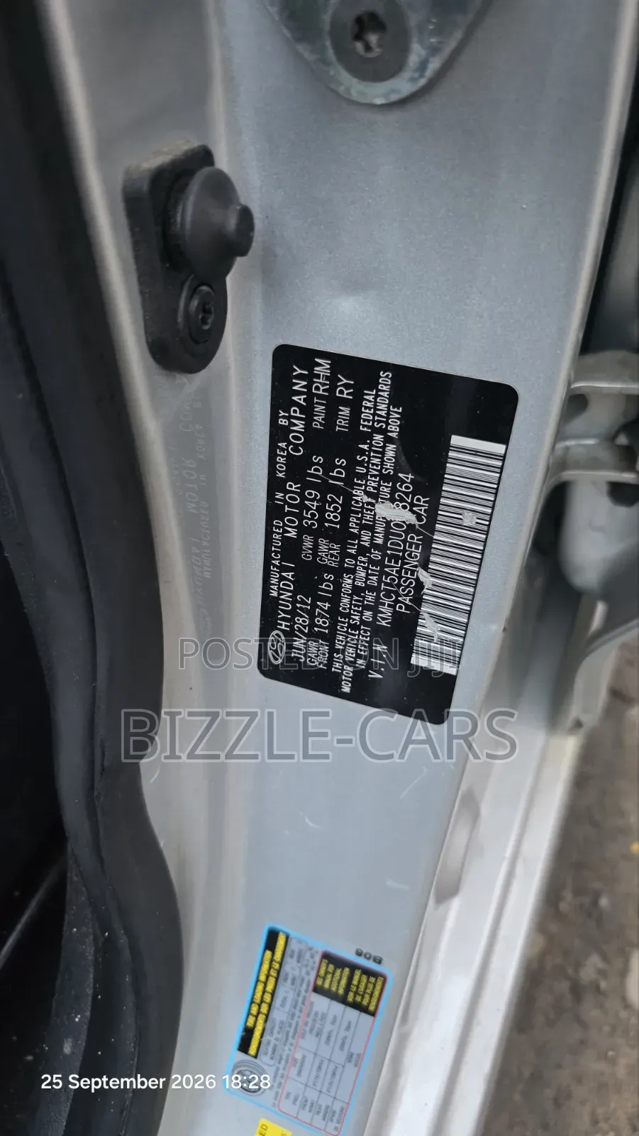 Hyundai Accent 2012 Silver
