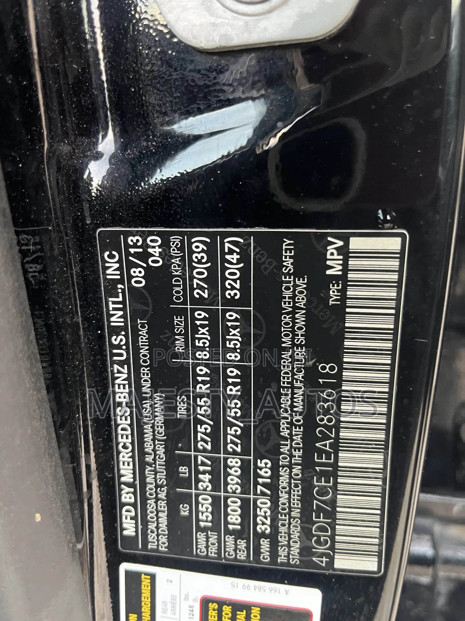 Mercedes-Benz GL-Class 2013 Black