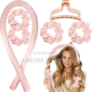Heatless Hair Curler With Ruffles