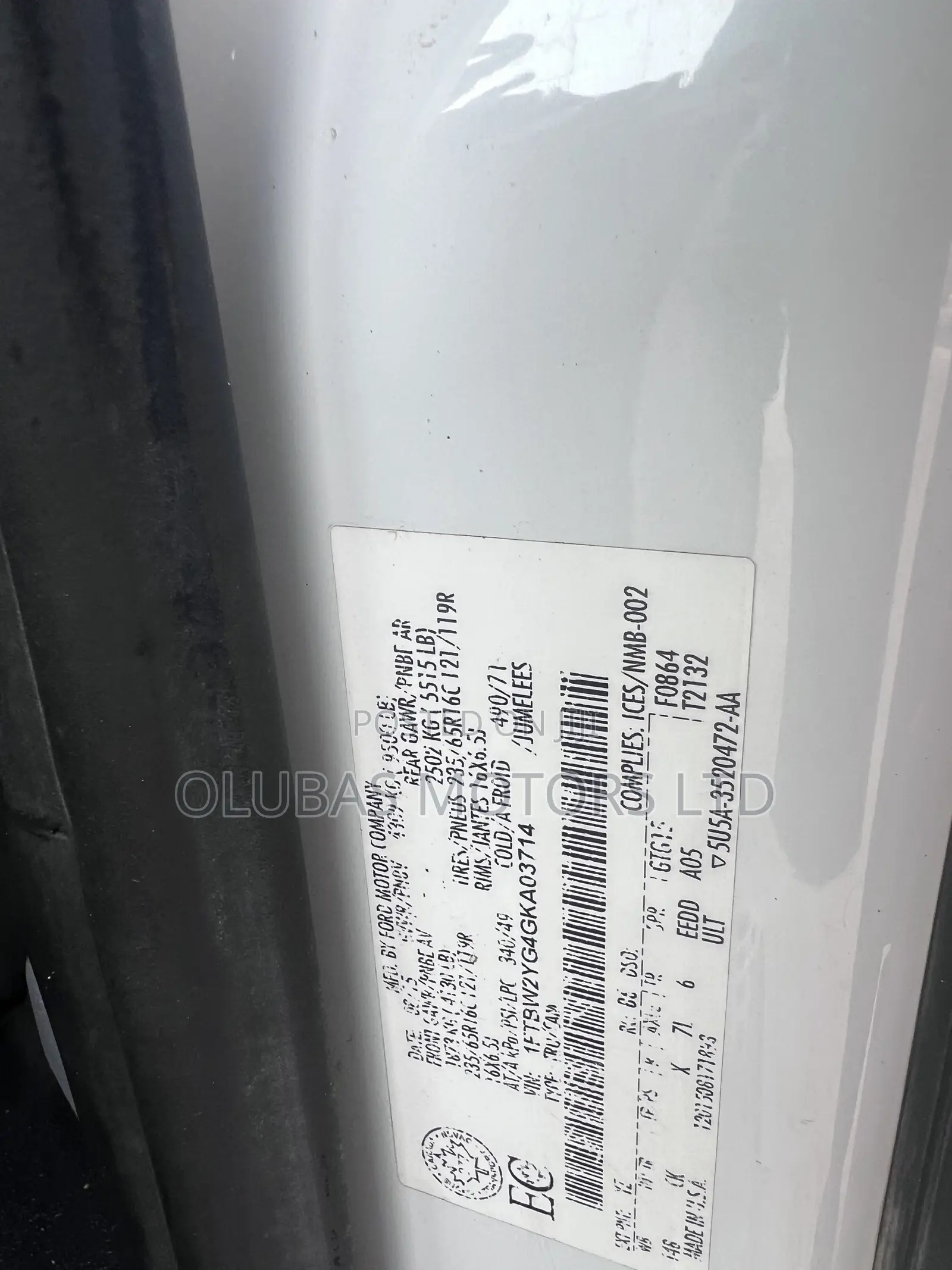 Ford Transit 2016 White