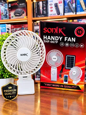 3in1 Hand Fan With Panel