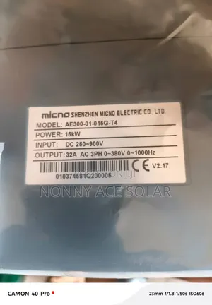 Micno Pump Inverter 15kw VFD