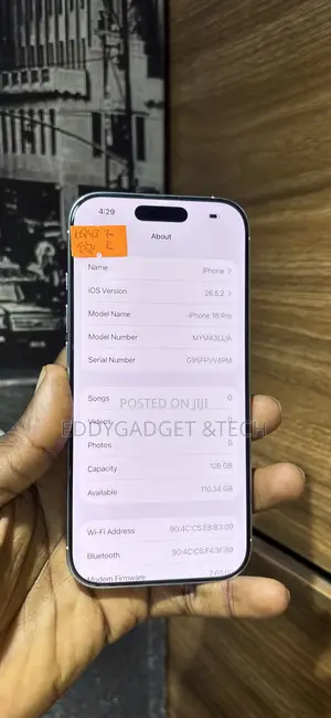 Apple iPhone 16 Pro 128 GB White