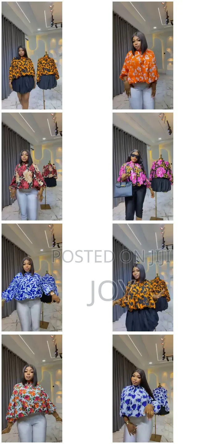 Trendy Floral Puff Sleeve Blouse 