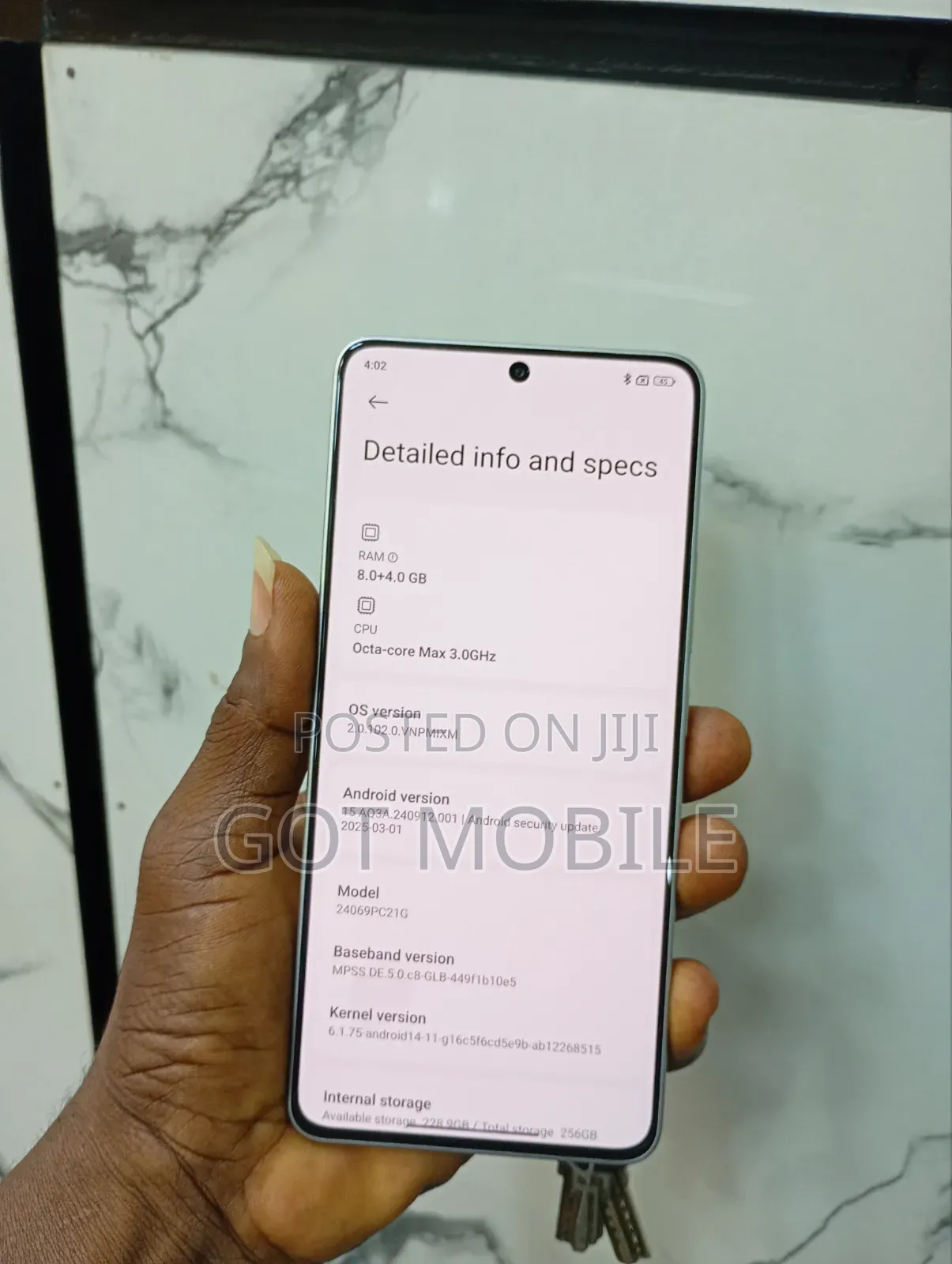 Xiaomi Poco F6 256 GB Silver