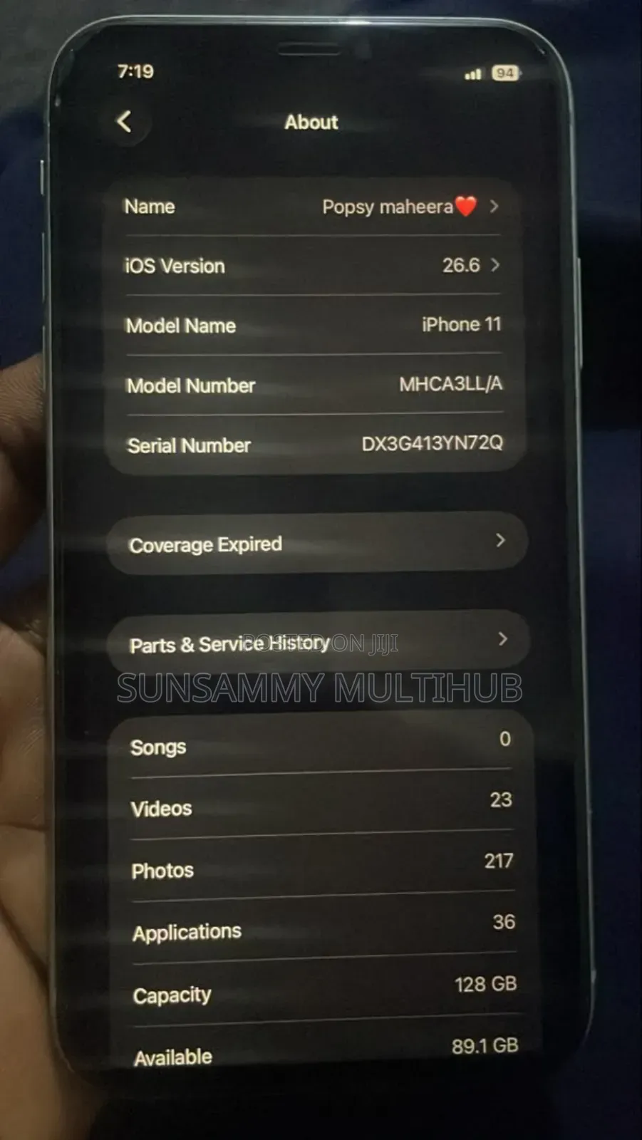 Apple iPhone 11 128 GB White