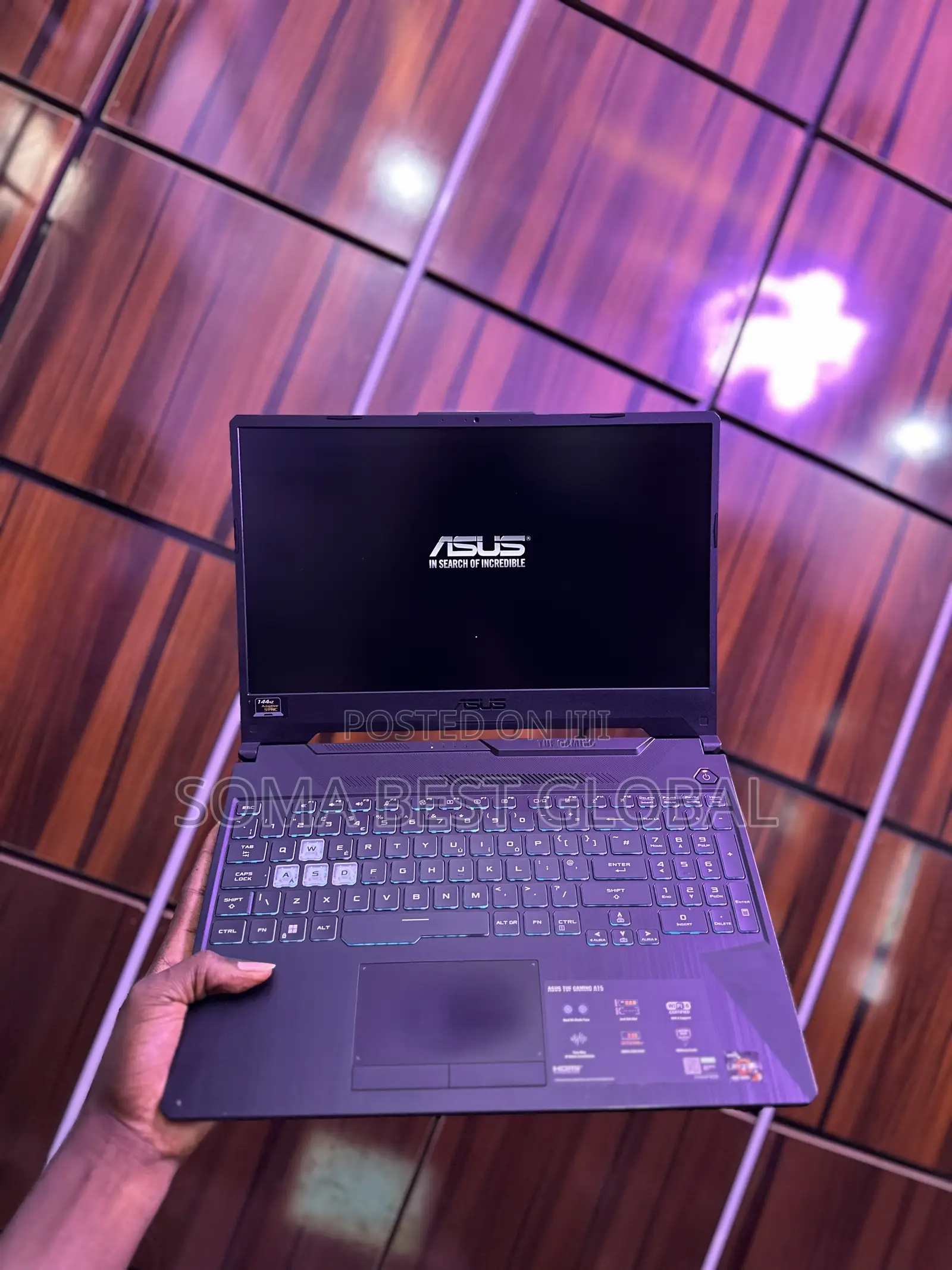 Laptop Asus TUF Gaming A15 16GB Intel Core i7 SSD 512GB