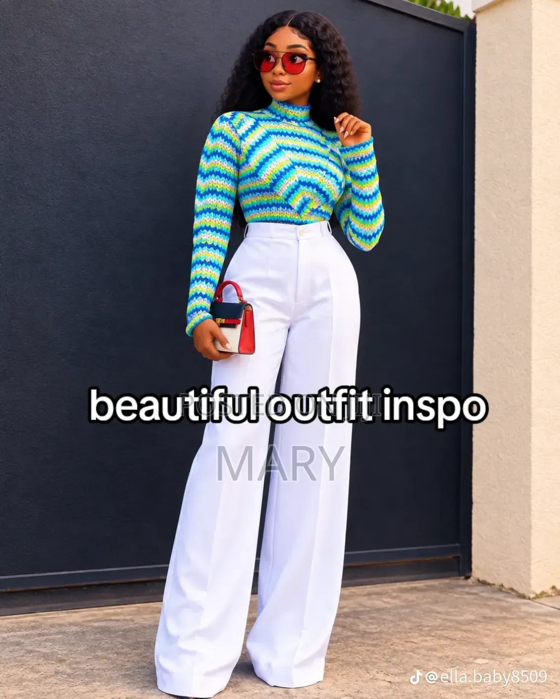 A White Long Pant