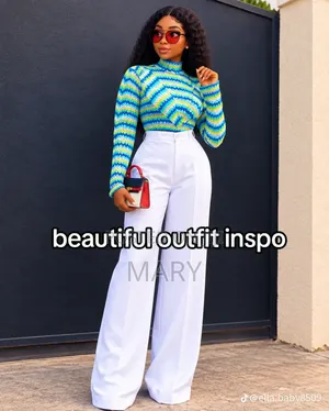 A White Long Pant