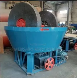 Wet Pan Mill Gold Mining Machine 1200 Round Mill