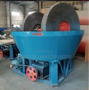 Wet Pan Mill Gold Mining Machine 1200 Round Mill