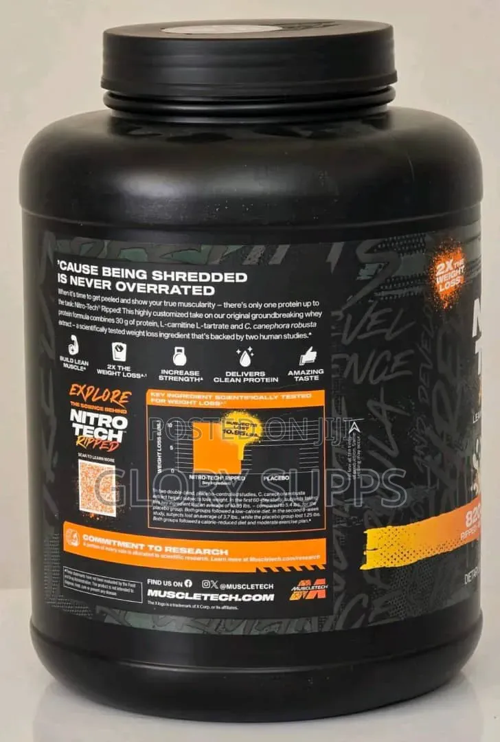 Muscletech Nitrotech Ripped Whey Protein 4LB
