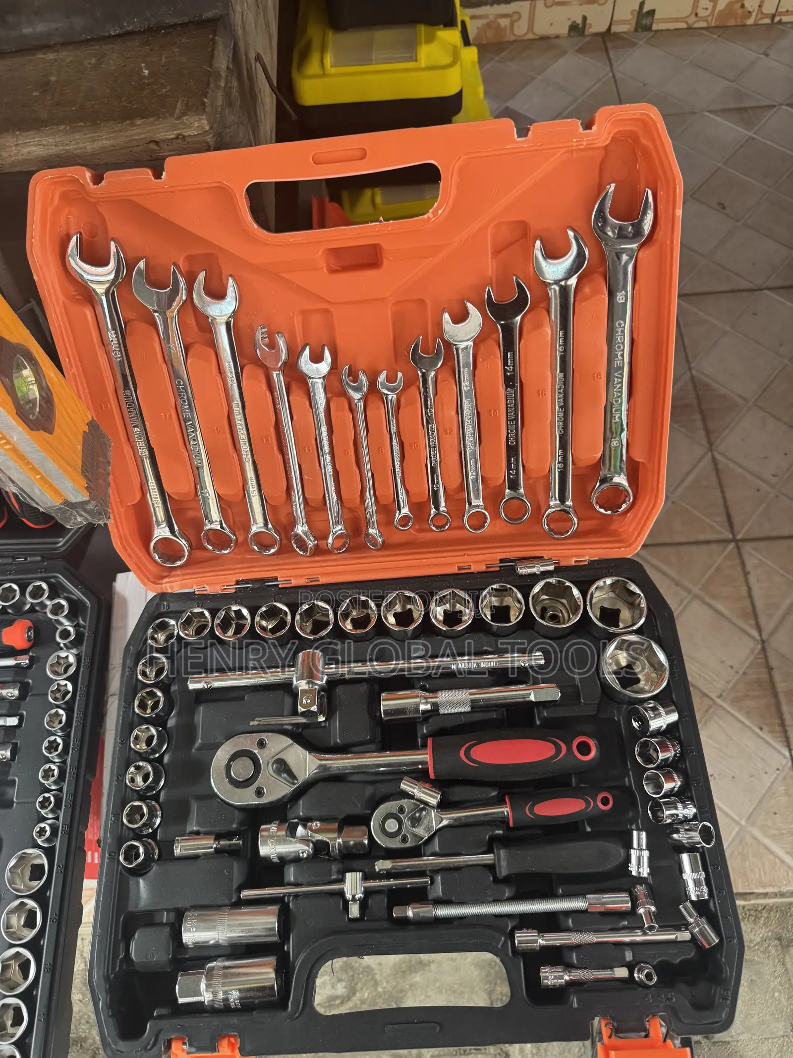 40-Piece Combination Spanner Socket Tool Set