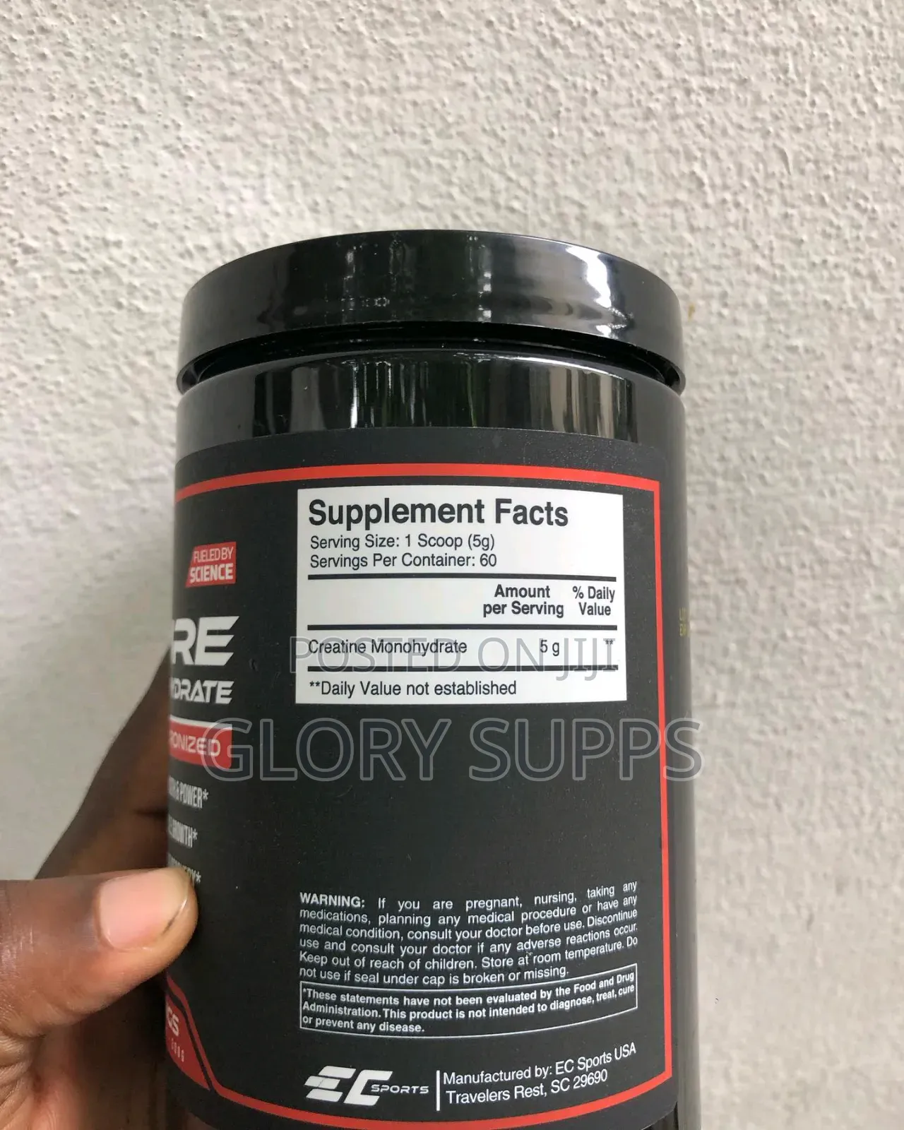 Ec Sports Creatine 5g 60servings