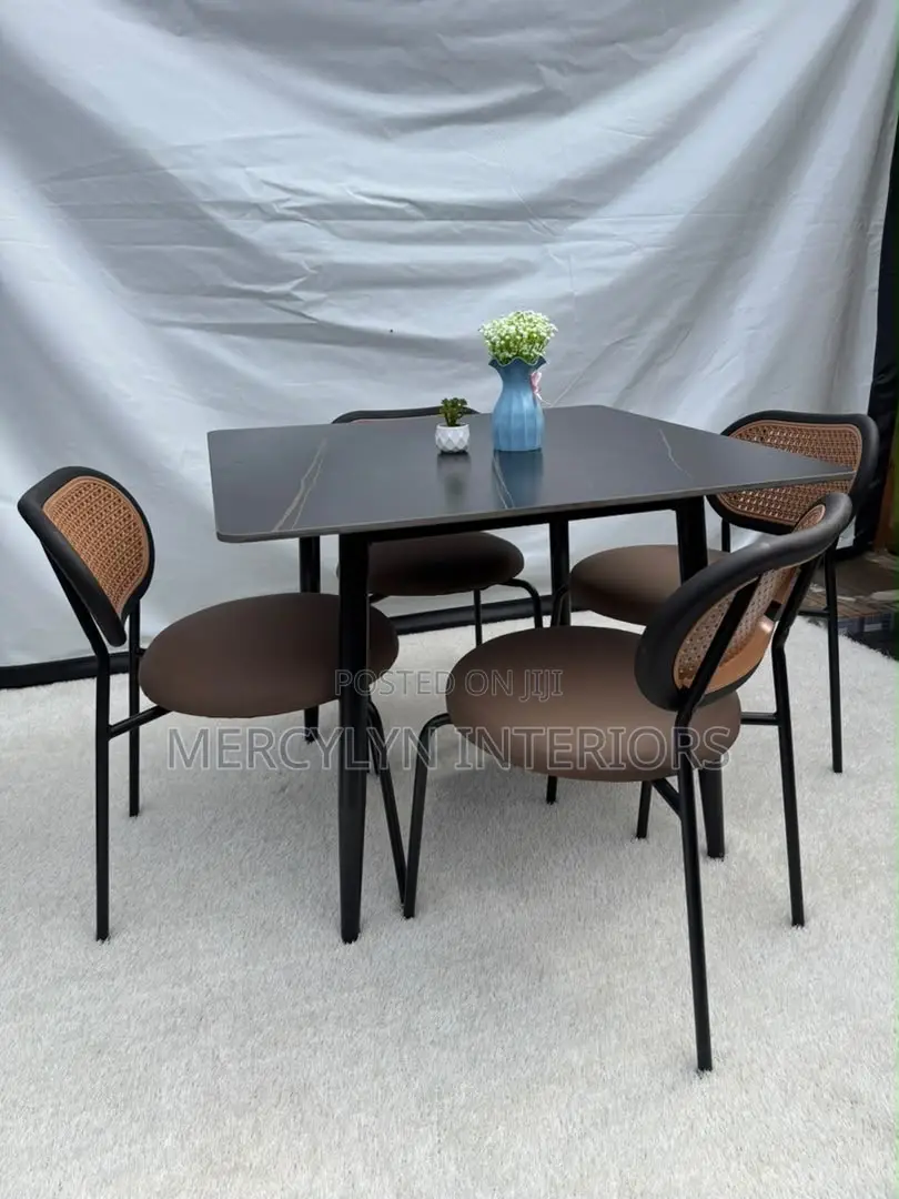4 Seater Marble Dining Set