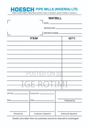Receipt Invoice