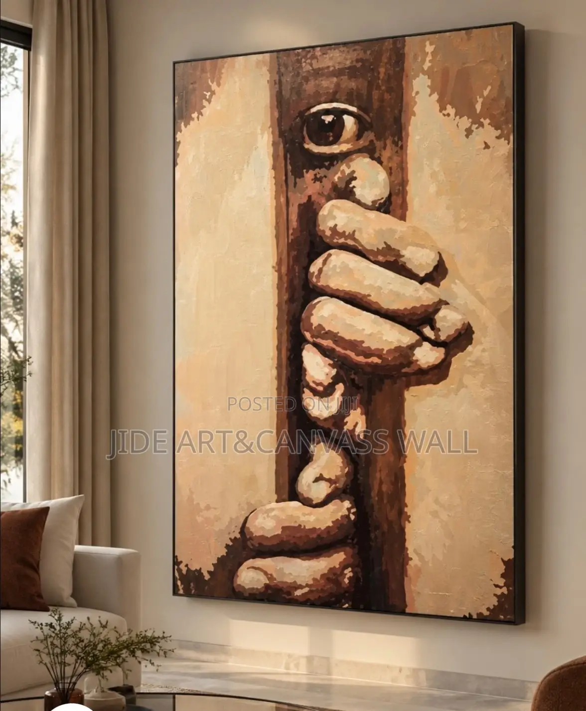 Matte Canvas Wall Art Frame