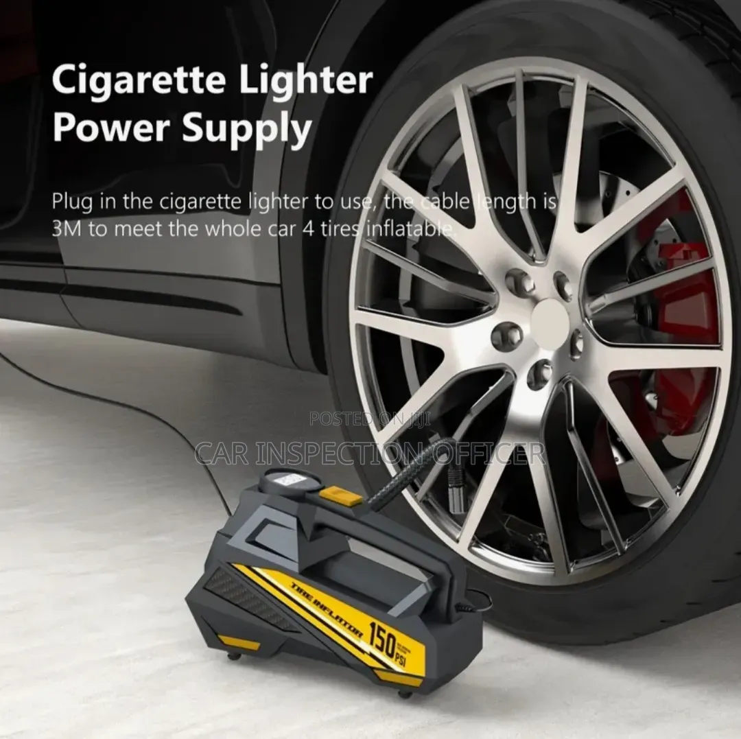 Automatic Tire Inflator With Torchlight