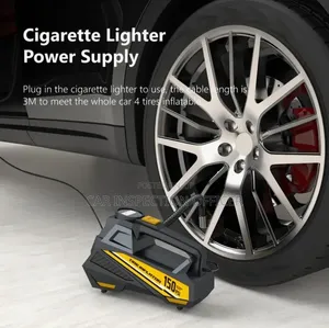 Automatic Tire Inflator With Torchlight
