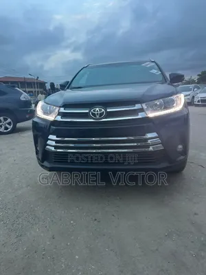 Toyota Highlander XLE V6 4x2 (3.5L 6cyl 6A) 2016 Black