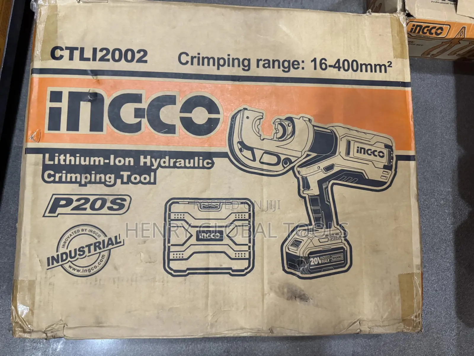 INGCO P20S Cordless Hydraulic Crimping Tool – CTLI2002