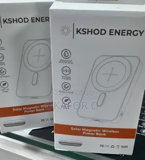 KSHOD ENERGY 10,000mAh Solar Magnetic Power Bank