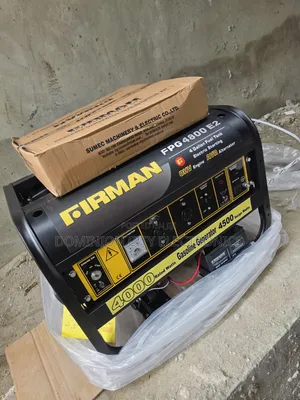 4.5Kva Firman Black Petrol Generator 100%copper Coil