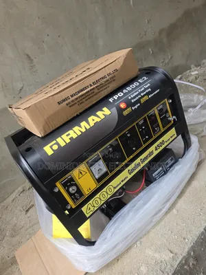 Firman Black Petrol Generator 4.5kva 100%copper Coil
