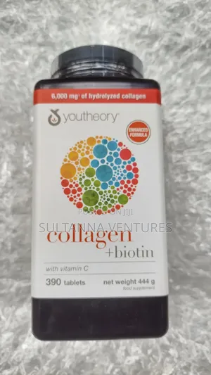 Youtheory Collagen and Biotin With Vitamin C (390 Tablets)