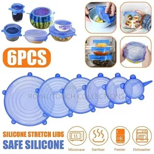 6pcs Silicon Food Cover