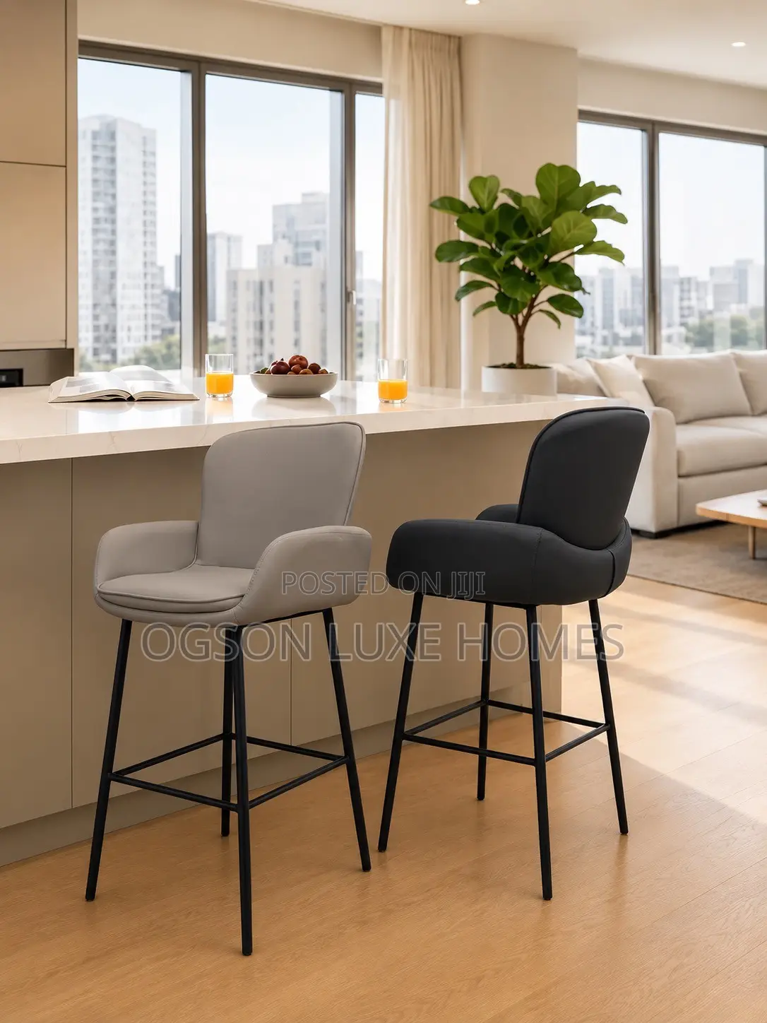 Best Quality Leather High Barstool