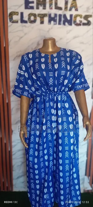 A Palazzo Jumpsuit With an Elastic at the Waist