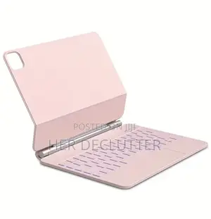 Pink Magic Keyboard Case for iPad A16