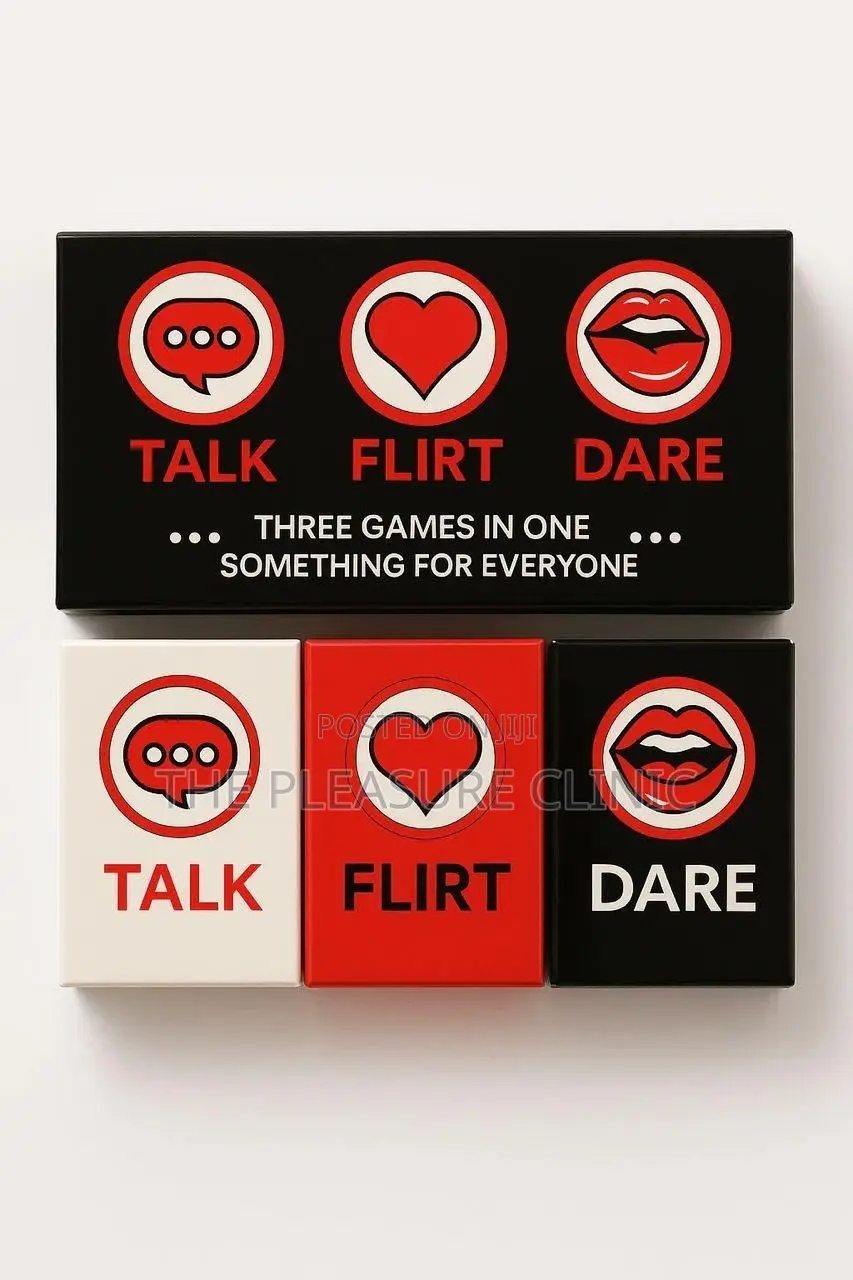 Talk, Flirt, Dare (Card Game for Couples)