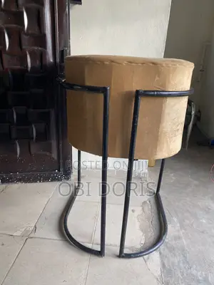 Modern Ancient Barrel Chair-Mustard Velvet With Black Metal Legs