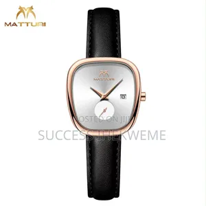 *Matturi Leather* _High Quality Female Watch_