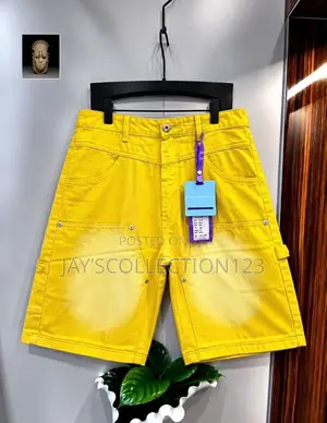 Men’s Premium Orange Cargo Shorts | Stylish Casual Shorts
