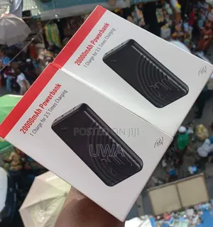 Original Itel 20000mAh Power Bank –Long-Lasting Portable Charger