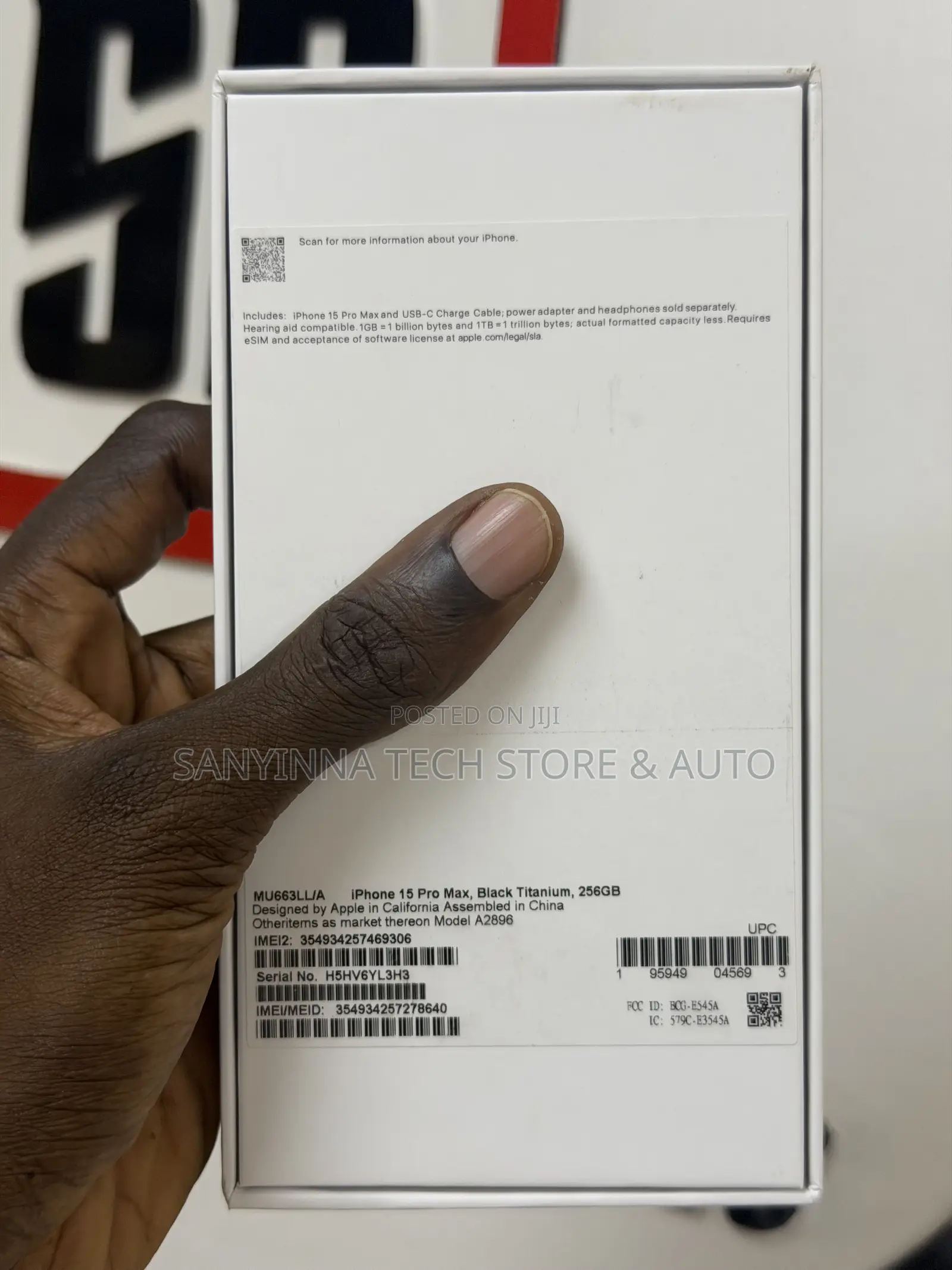 Apple iPhone 15 Pro Max 256 GB Black