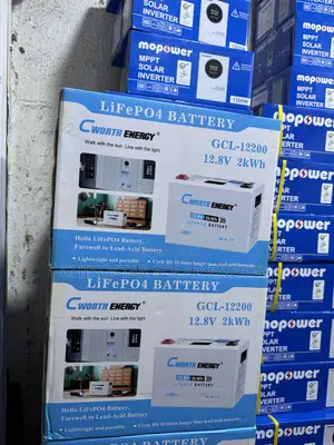 Brand New Cworth Energy 200Ah 12.8V LiFePO4 Lithium Battery (2kWh)