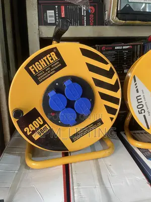 50m Industrial Extension Reel 4 Socket