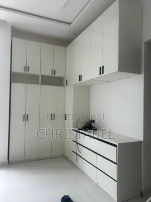 Full Set White Wardrobe, Drawer and Cabinet