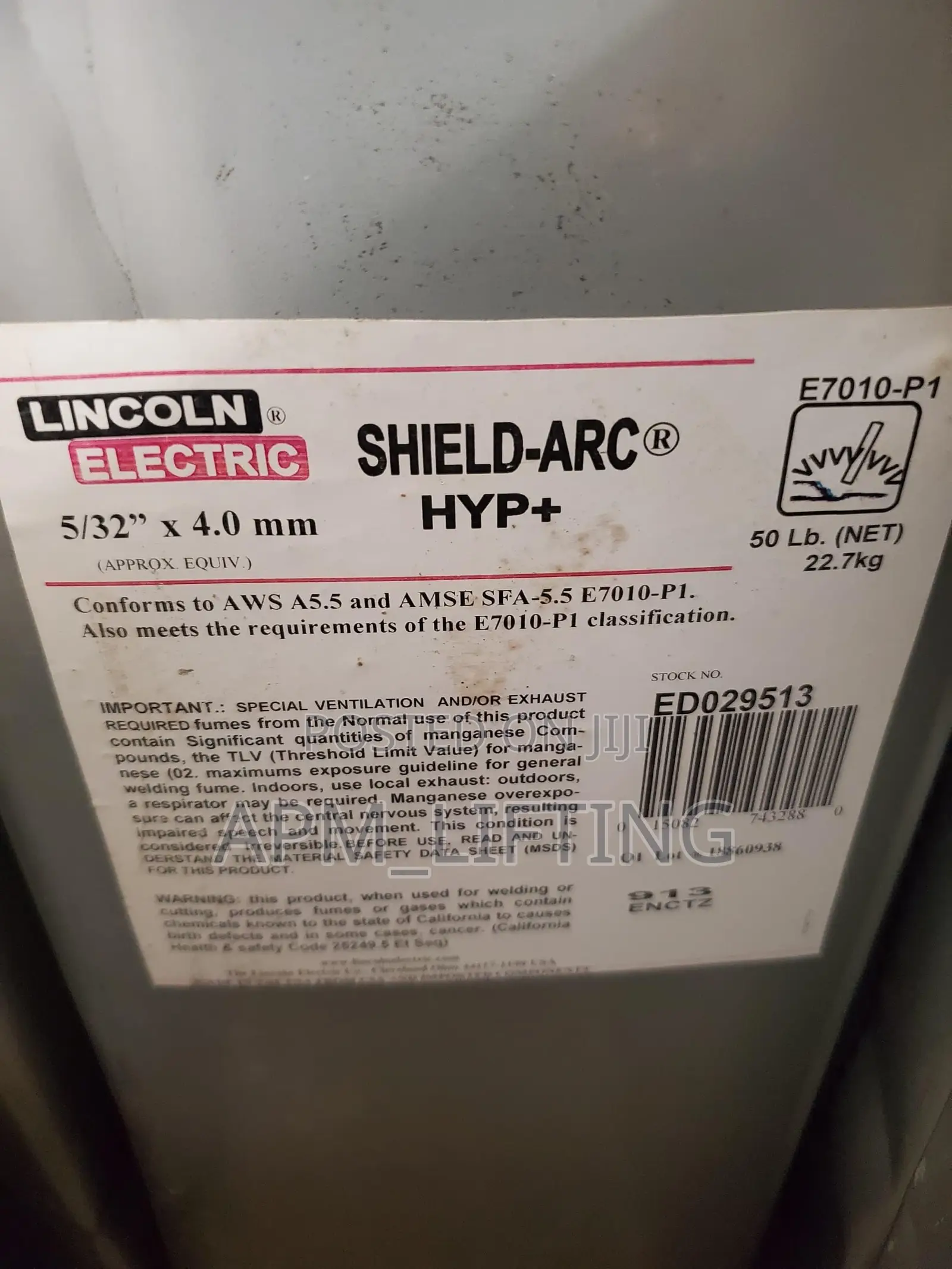 4.0mm Lincoln Electric Shield-Arc HYP+ E7010-P1
