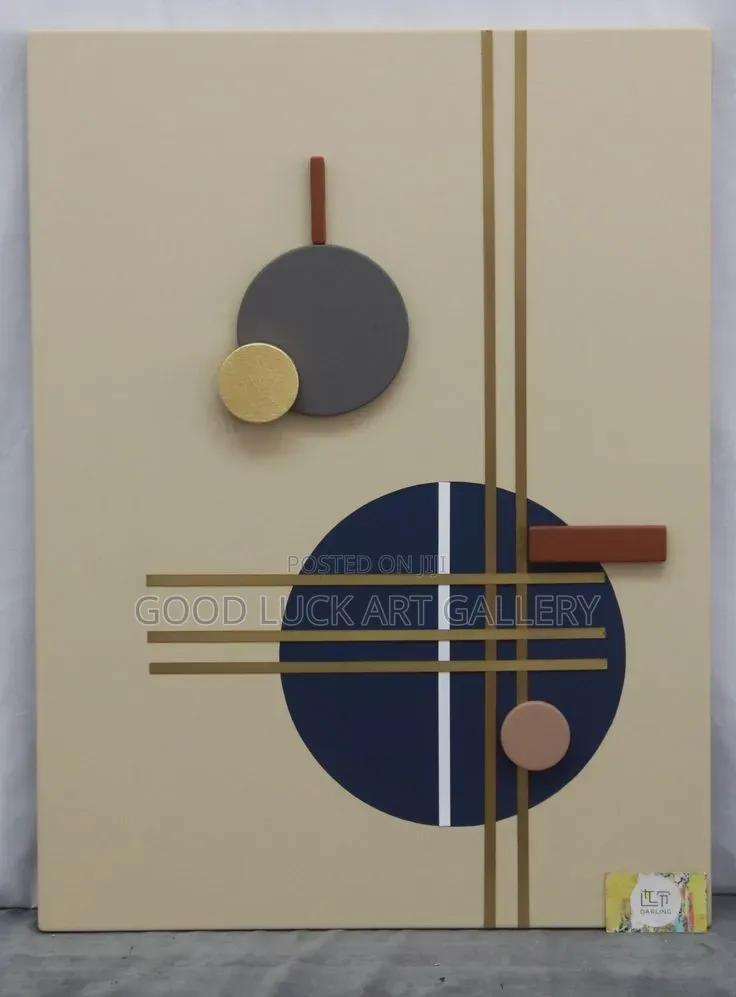 Mid Century Framless Canvas