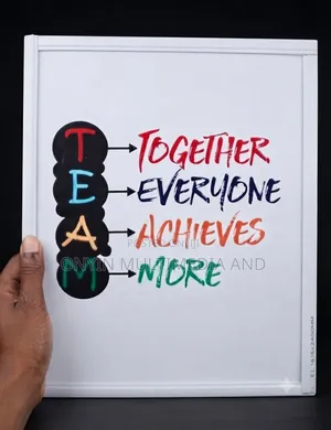 TEAM Acronym - Motivational Office 8x10 PVC Wall Art