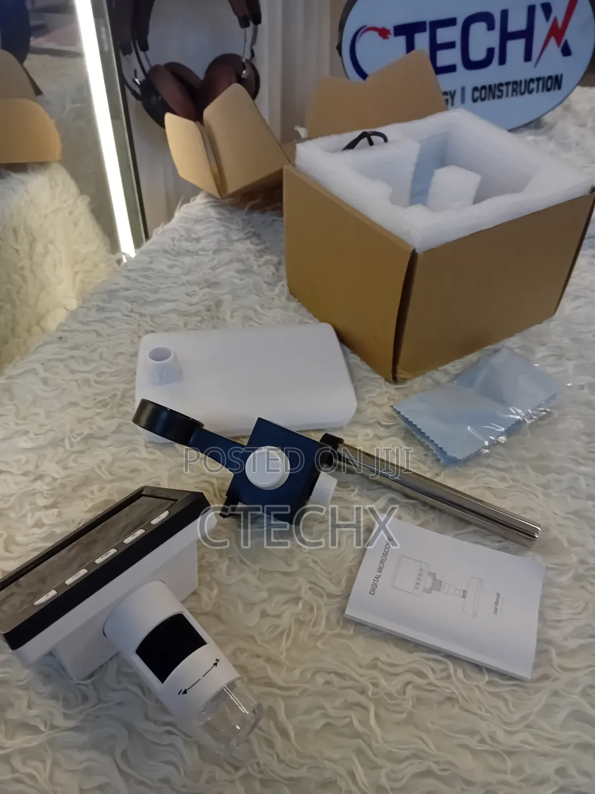 Digital Microscope 1000X, 4.3" LCD With Screen. 1080P USB Microscope