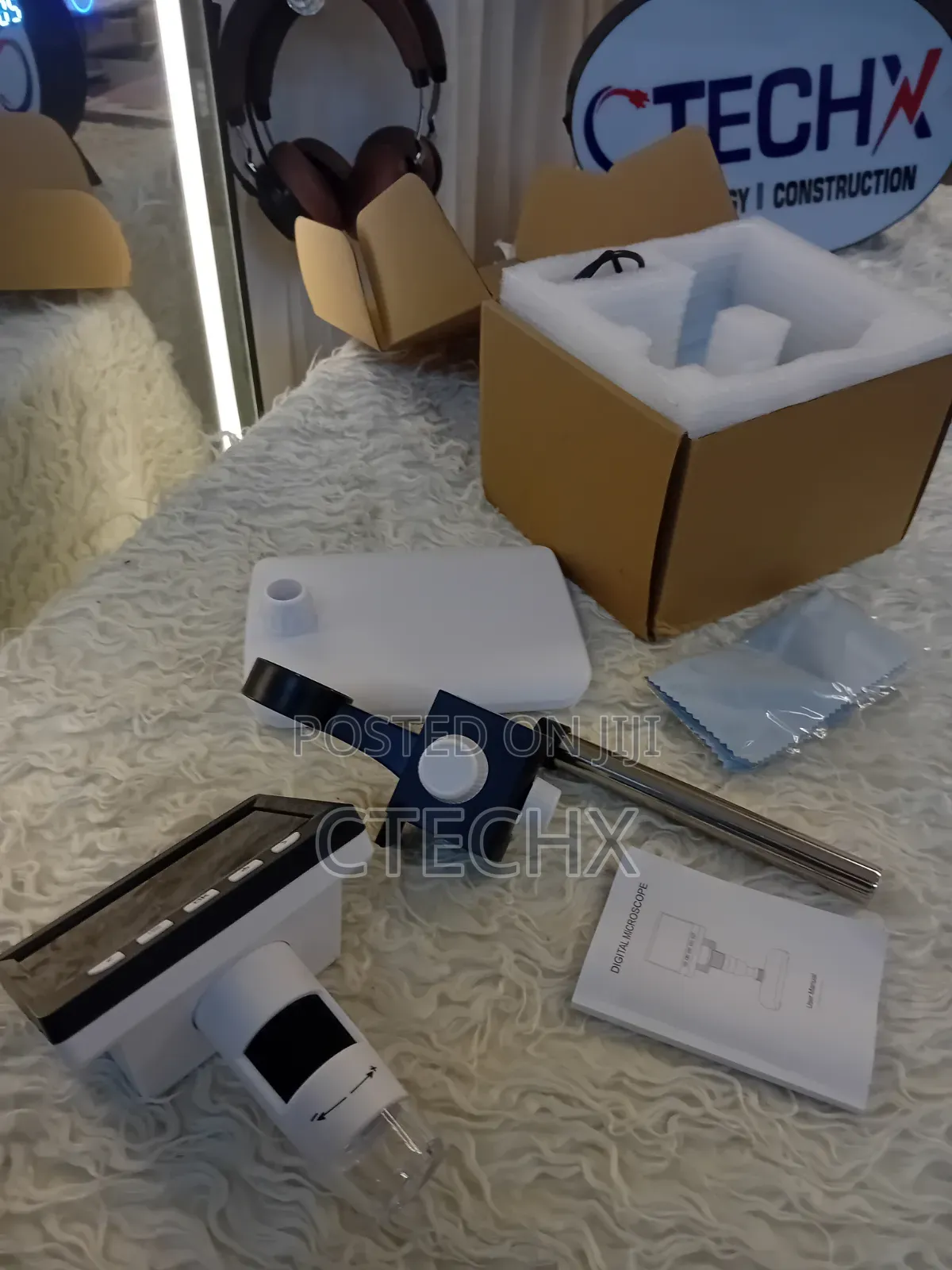 Digital Microscope 1000X, 4.3" LCD With Screen. 1080P USB Microscope